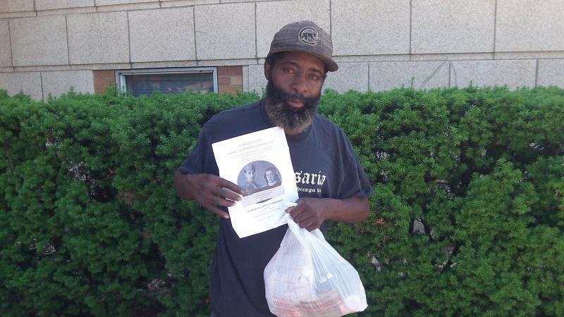 Homeless Veteran in Chicago. 