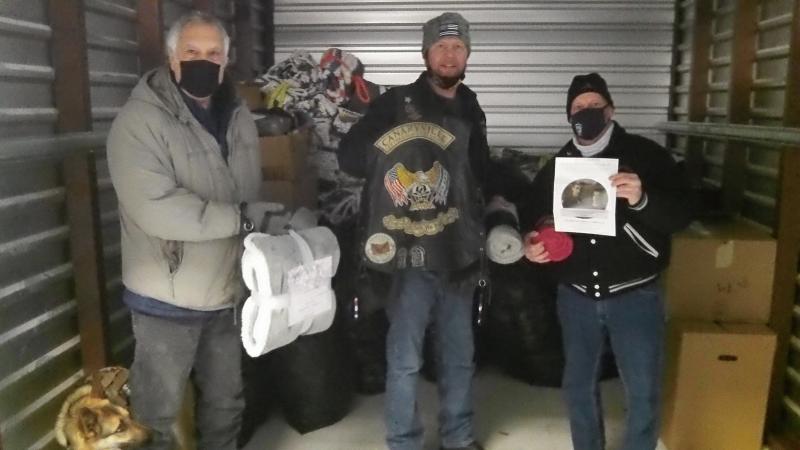 Canaryville Veterans Riders Association donate supplies to GCA