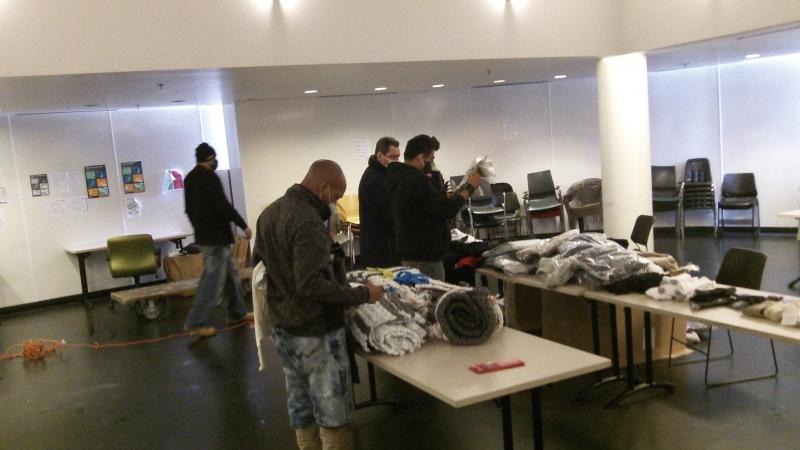 GCA Volunteers service homeless veterans at A SAFE HAVEN Foundation