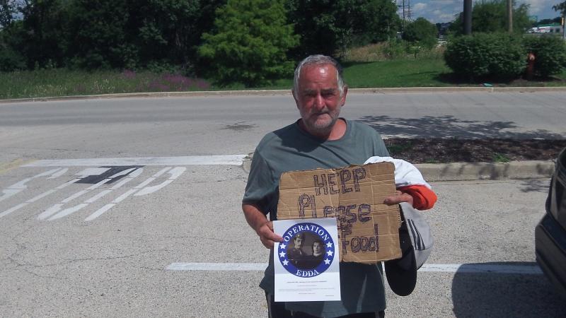 Homeless Man in South Suburbs IL